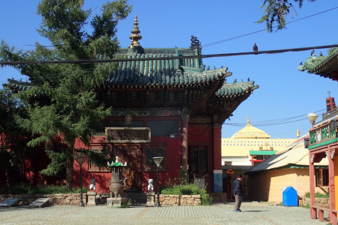 Mongolei Ulan Bator Gandan Kloster Tempel